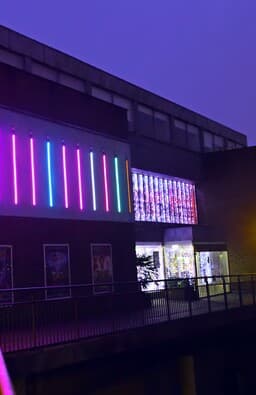 Wyvern Theatre at night