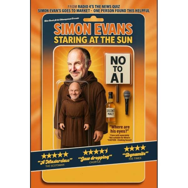 Hero image for Simon Evans Is Staring At The Sun